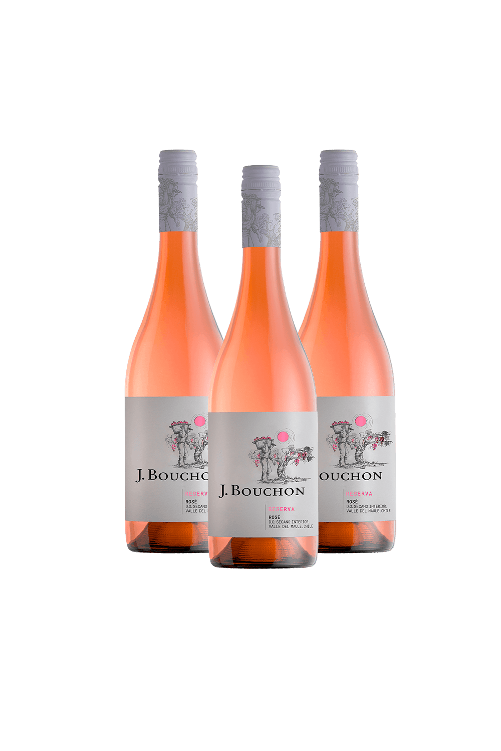 Kit 3 Bouchon Reserva Rosé
